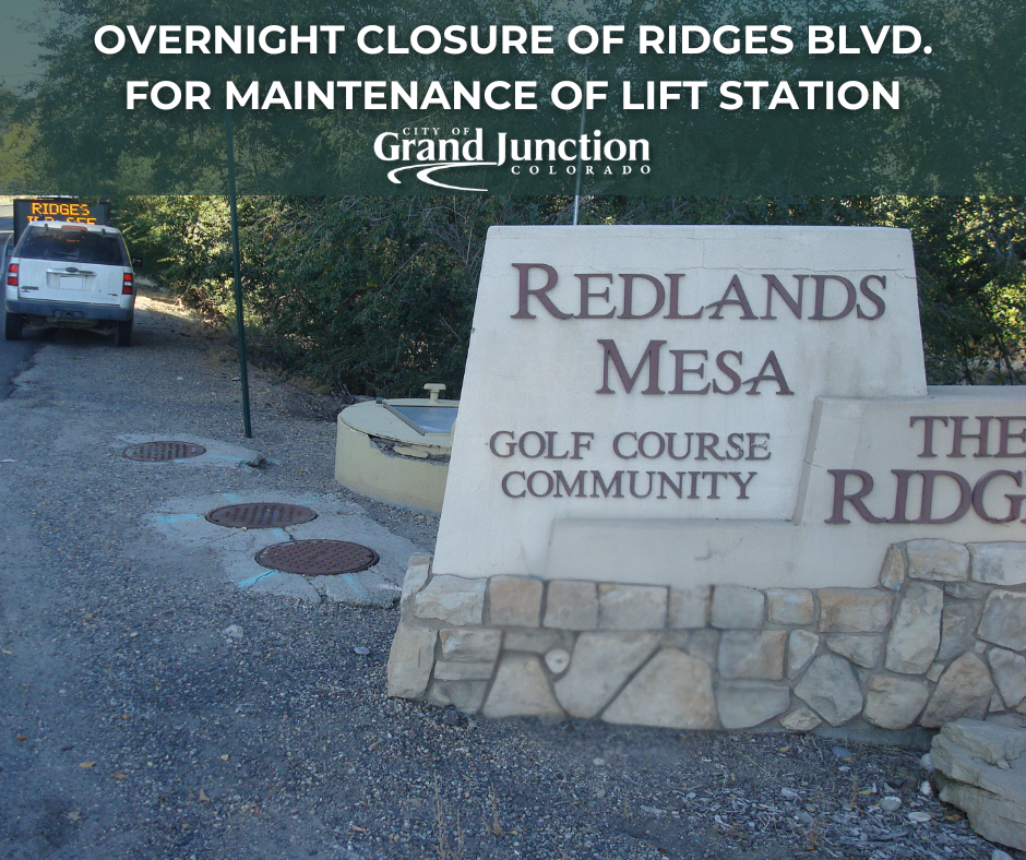 A sign located in front of a city owned lift station. 