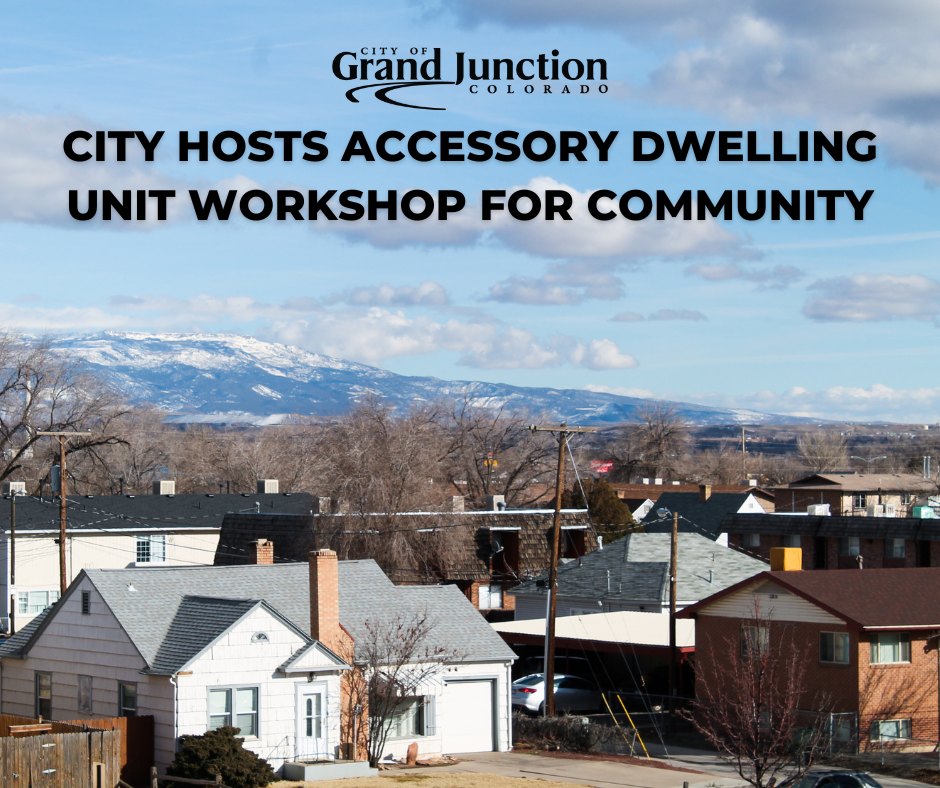 Skyline view of housing in Grand Junction near 12th Street